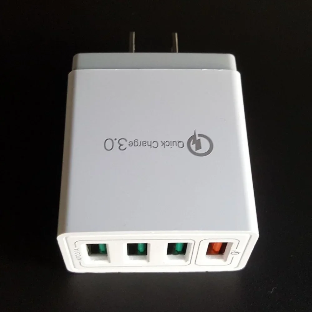 4 Port Fast PD Wall Charger Type C Port and USB A Ports QC 3.0 Quick Charge